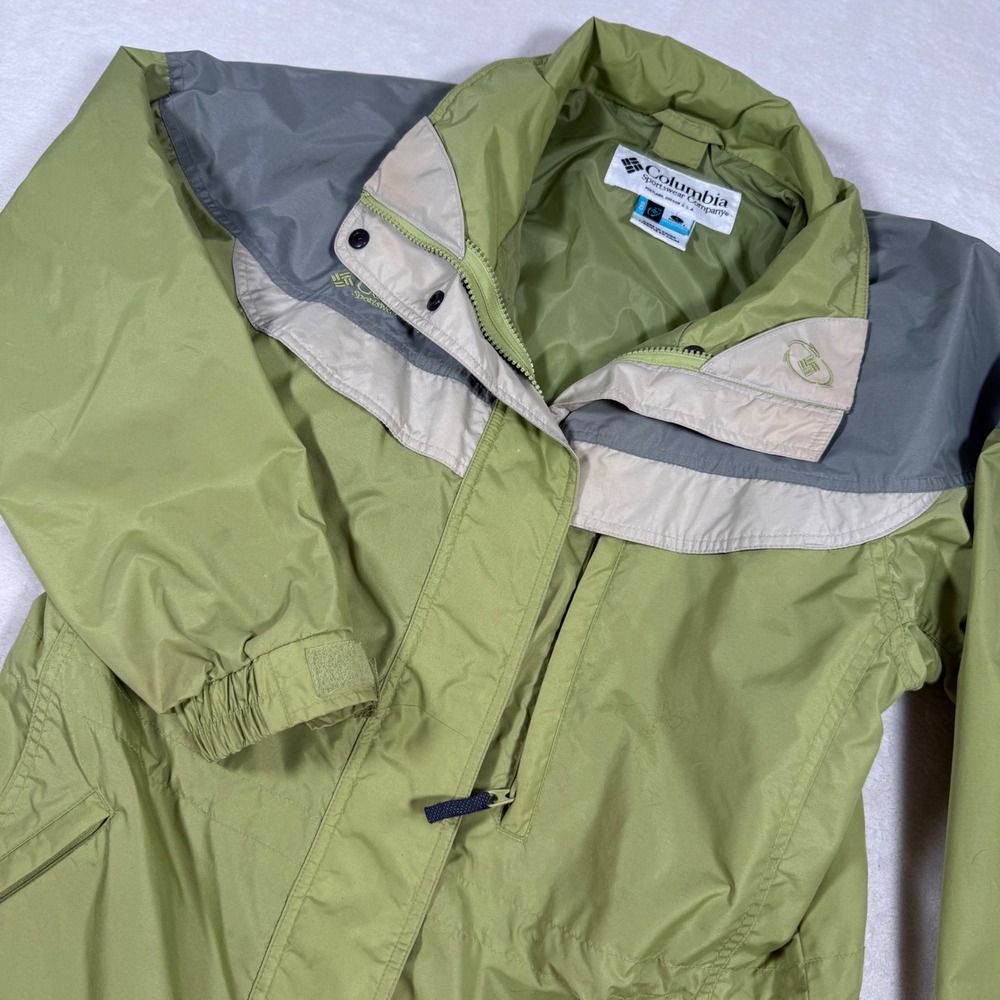 Columbia Sportswear Core Interchange Jacket Womens Small Green‎ XL7395 Vintage